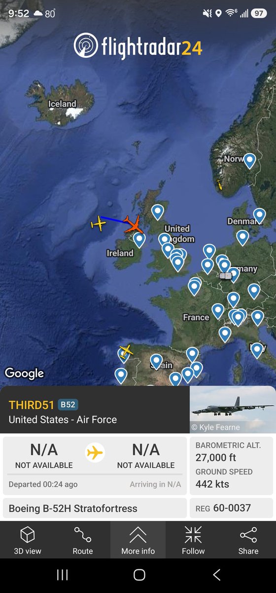 Michael78994565's tweet photo. @sentdefender Someone just crossed the pond 😎😎 https://t.co/RTeZfJO8WT