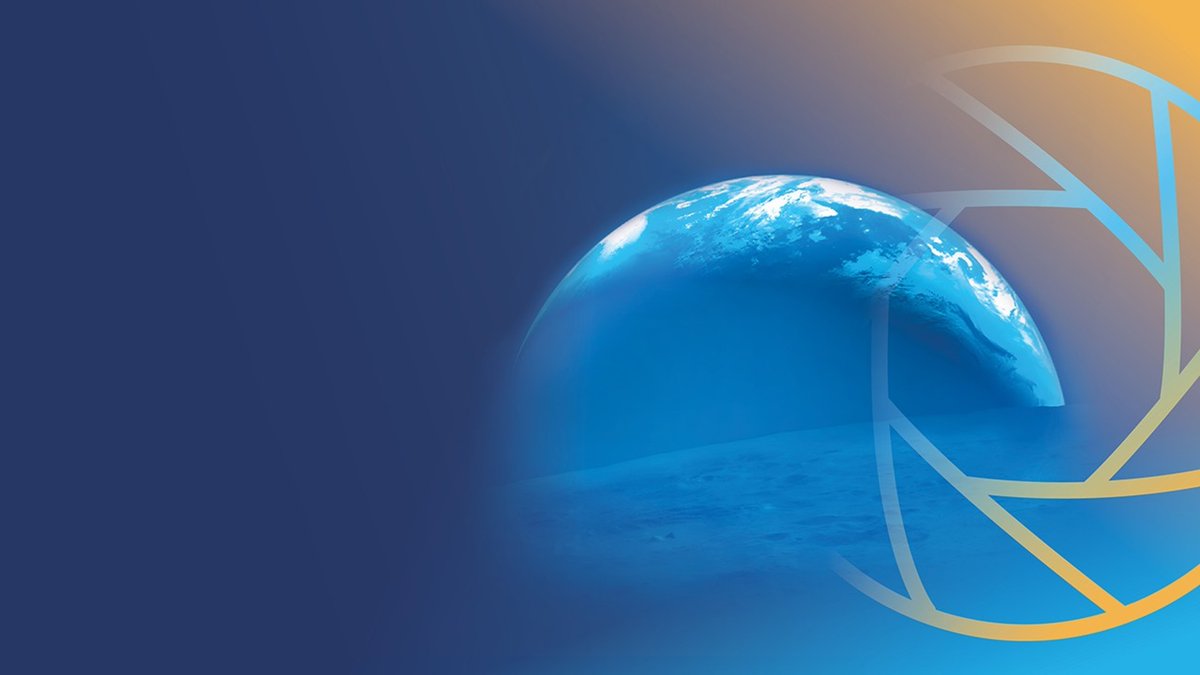 A banner with color gradient from dark blue to light gold, with a view of Earth from space, and the EarthRISE Developers Academy logo overlaid in the corner