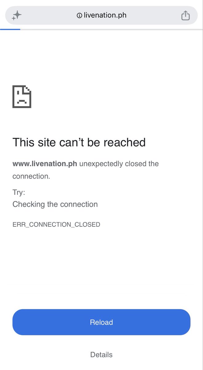 UnholyBB's tweet photo. @livenationph Sino naka pasok? 🙃 bat ayaw mag load nang site https://t.co/xWPUJ3OWGe