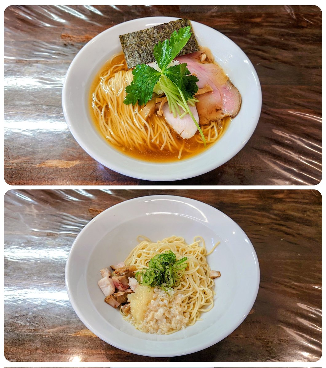 marbow1109's tweet photo. ✨麺処 一心＠栃木県鹿沼市✨

限定メニュー
重ね出汁の中華そば
G和え玉

鶏と魚介の旨味が絶妙に調和した奥深いスープにパツンとした歯切れの良い細麺が最高に美味しかった🥰
背脂のコクとニンニクのパンチが効いたジャンクで濃厚な味わいのG和え玉も絶品‼️
ごちそうさまでした😋🎶

#麺処一心 https://t.co/nFWdI2wYcb