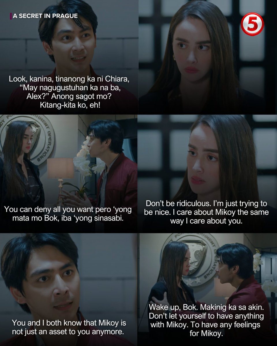 TV5manila's tweet photo. #SecretSnips | ๐จ Mission Status: Emotional breach detected. Wala pang aminan pero may warning na.
๐บ A Secret In Prague
Mondays to Fridays | 8PM
#ASecretInPragueTV5
#TodoMaxPrimetimeTV5 https://t.co/jZejTTIHWl