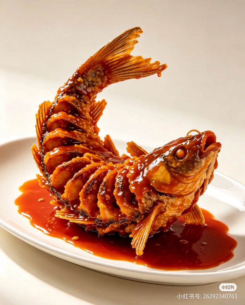suisuinian9999's tweet photo. 把鱼做成艺术品，谁不爱？
济南经典招牌名菜，位列鲁菜四大名菜之一，是宴席上极具代表性的吉祥硬菜。寓意步步高升、年年有余。 https://t.co/Z9CY16F14M