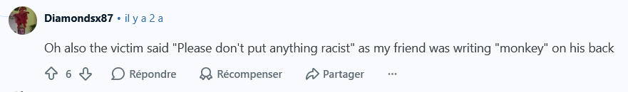 Namya_Hudville's tweet photo. Someone digged a reddit talking about those shirt signing events. I'm putting the link in the replies, but here is a little collection for you first.

This tradition should just be banned. This wasn't just Hudson's school, and yes, people are racist during those events. https://t.co/Iyo7mf15FT