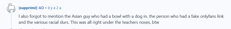 Namya_Hudville's tweet photo. Someone digged a reddit talking about those shirt signing events. I'm putting the link in the replies, but here is a little collection for you first.

This tradition should just be banned. This wasn't just Hudson's school, and yes, people are racist during those events. https://t.co/Iyo7mf15FT