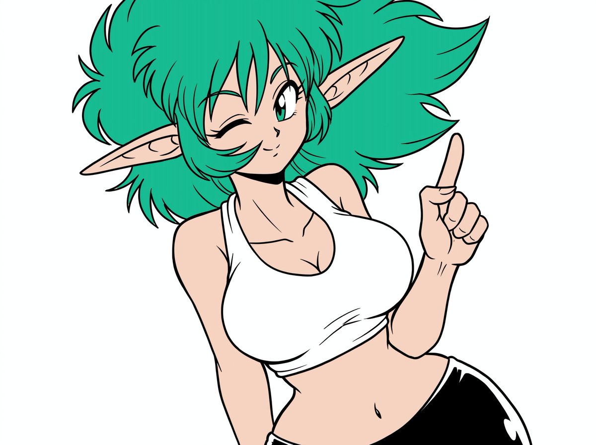 FishSuna's tweet photo. Have another of this dork while I think of other things to draw. She is just too easy to doodle https://t.co/8TgPjlBXca