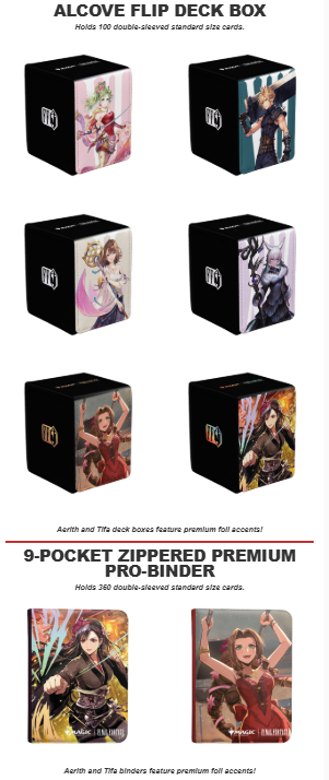 spoilsandloot's tweet photo. Any interest in FF TCG accessories? https://t.co/FdeWFLR35b