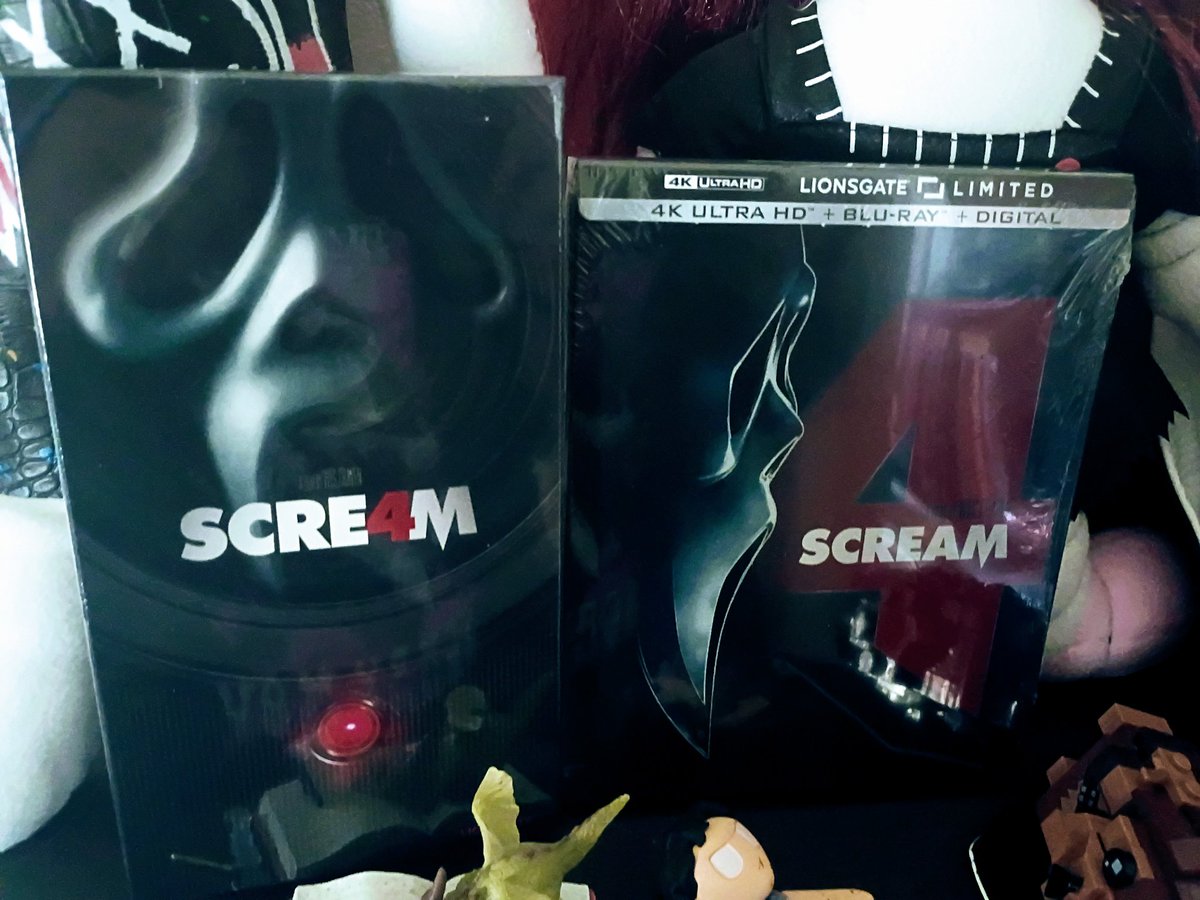 porterinstorm's tweet photo. Mail. Scream 4 VHS and 4K. https://t.co/Lj98475iYl