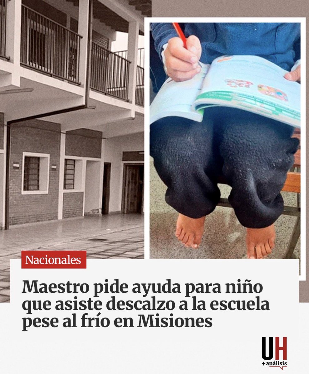 ParaguayPiensa's tweet photo. HAGAMOS PATRIA NOSOTROS ANTE UN GOBIERNO AUSENTE 
Los que deseen realizar donaciones de calzados, ropas de abrigo o uniformes pueden coordinar la entrega comunicándose directamente con el profesor a través del (0981) 380-773.
@UltimaHoracom https://t.co/iJelfyZDjX