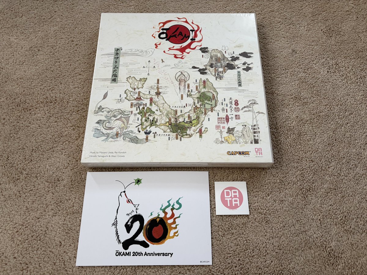 jt4mtb's tweet photo. Got one of my record grails w/ the repress of the Okami soundtrack for the game’s 20th anniversary. This gorgeous set really shows off Okami’s beautiful art across the whole package. With music that’s as equally beautiful, I can’t wait to give these a spin.
#VGMvinyl https://t.co/uJNZEPahHI