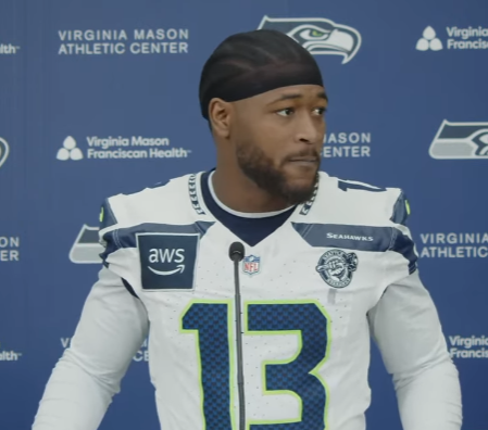 hawkmania4's tweet photo. #Seahawks Ernest Jones on running it forward:

"We are trying to defend it this time? It doesn't really matter. Not saying we are going to win. Last year isn't going to help. We have to go out there and win and establish ourselves early and win."

On Nick Emmanwori:

"Go with all the tools. Next steps for Nick? Classroom. Student of the game. Nick has been doing that. I expect him to be dominant again."

Photo  credit: Seahawks Press Pass