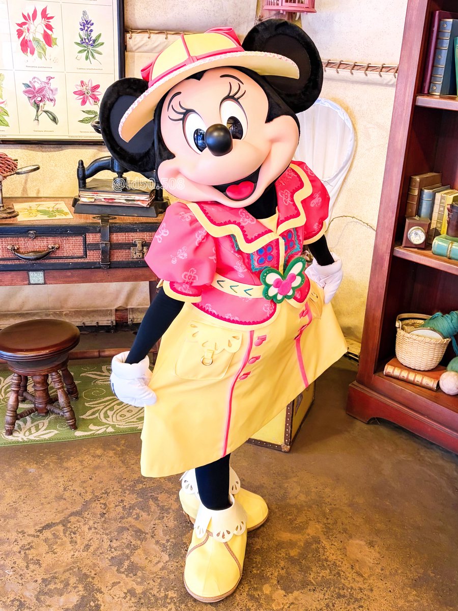 LD50_508's tweet photo. スカートひらひらミニーちゃん🫶🏻🫶🏻
お嬢様すぎる🤦🏻👒🩷💛 https://t.co/55wK9PWPj4