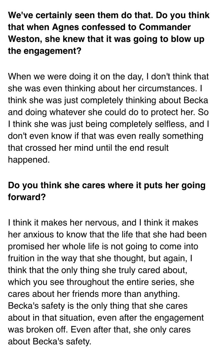 siyoohse's tweet photo. the only thing agnes cares about is becka’s safety 😭😭😭 https://t.co/98t8nhq6gG