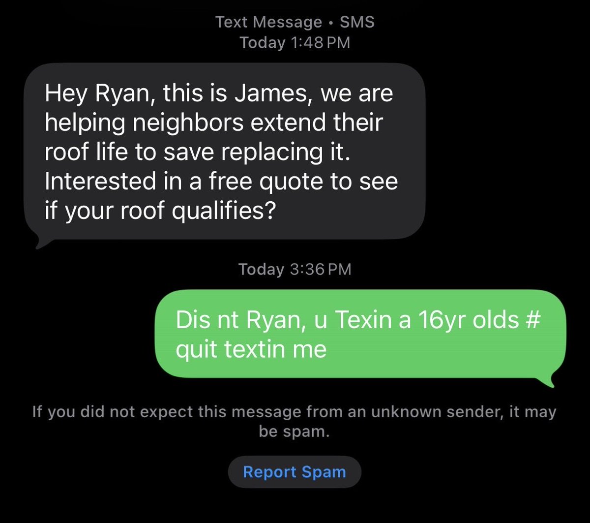 RadarRevolt's tweet photo. I get swamped with bot call and spam texts, guess we’ll see how this one plays out… 🤣😆👊 https://t.co/jGD9B7ztoG