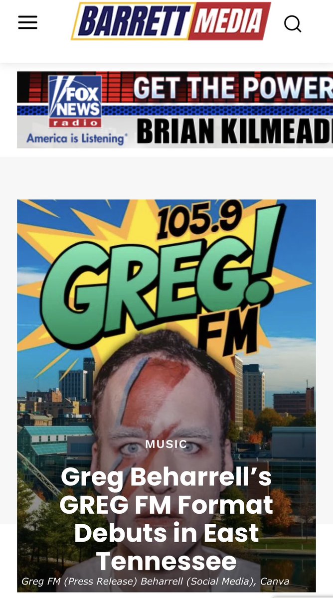 gregbeharrell's tweet photo. @Barrett_Media highlighting Greg FM! Aw! Heart emoji! https://t.co/ynhvCnyy0y