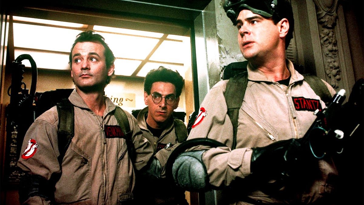 landofthe80s's tweet photo. On this date in 1984, "Ghostbusters" was the #1 movie at the box office. 

BITE-SIZED FACT | It held the #1 spot at the domestic box office for seven consecutive weeks and became the highest-grossing comedy of its time, ultimately bringing in over $282 million during its original theatrical run.