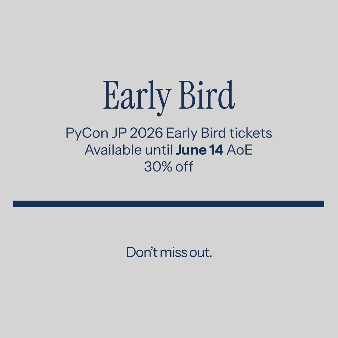 pyconjapan tweet picture
