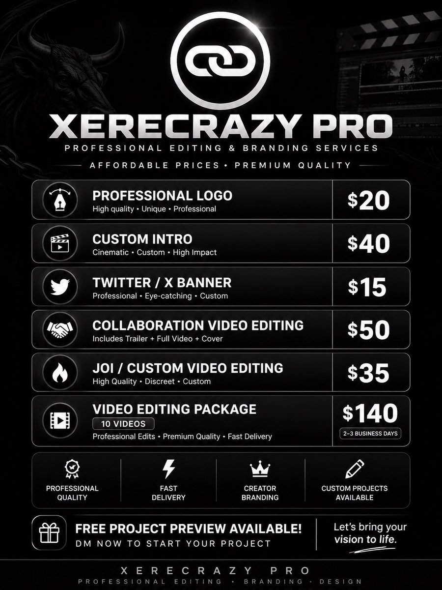 XERECRAZY_PRO's tweet photo. @Annekenordstrum Your brand deserves a premium look. ✨

I created a custom concept that I think would fit you perfectly.

 Editor | Web Design 🚀

Sendo me a DM and I’ll show you the preview. https://t.co/0AbV6xUL0s