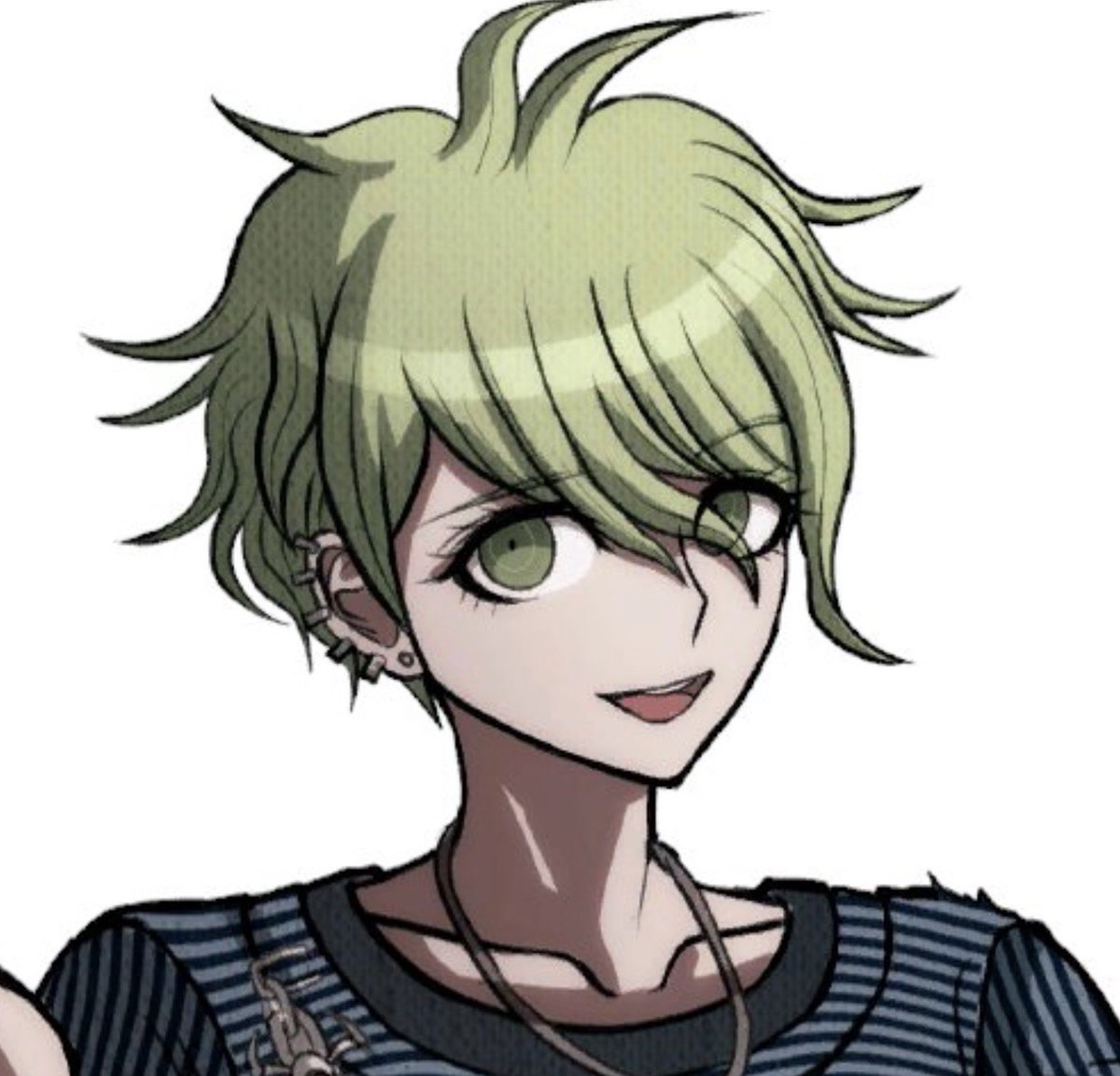 R3ACHINGOUT's tweet photo. why does rantaro only have an eyebrow piercing in the closing arguments…. 😭😭😭 https://t.co/5zTUM38Yj3