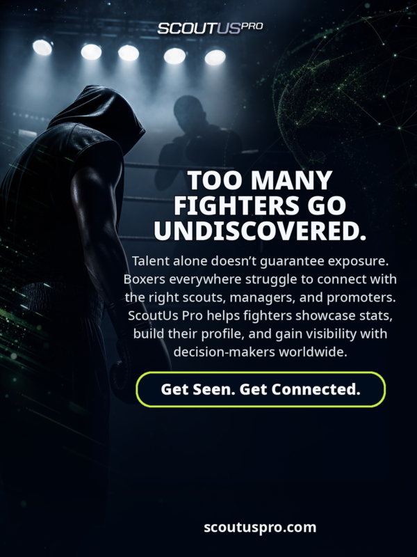 ScoutUsPro's tweet photo. Too many fighters go undiscovered. ScoutUs Pro helps fighters showcase stats, build their profile, and gain visibility with decision makers. Get connected at https://t.co/aGjr7dcnIM https://t.co/9GhidSpWcy