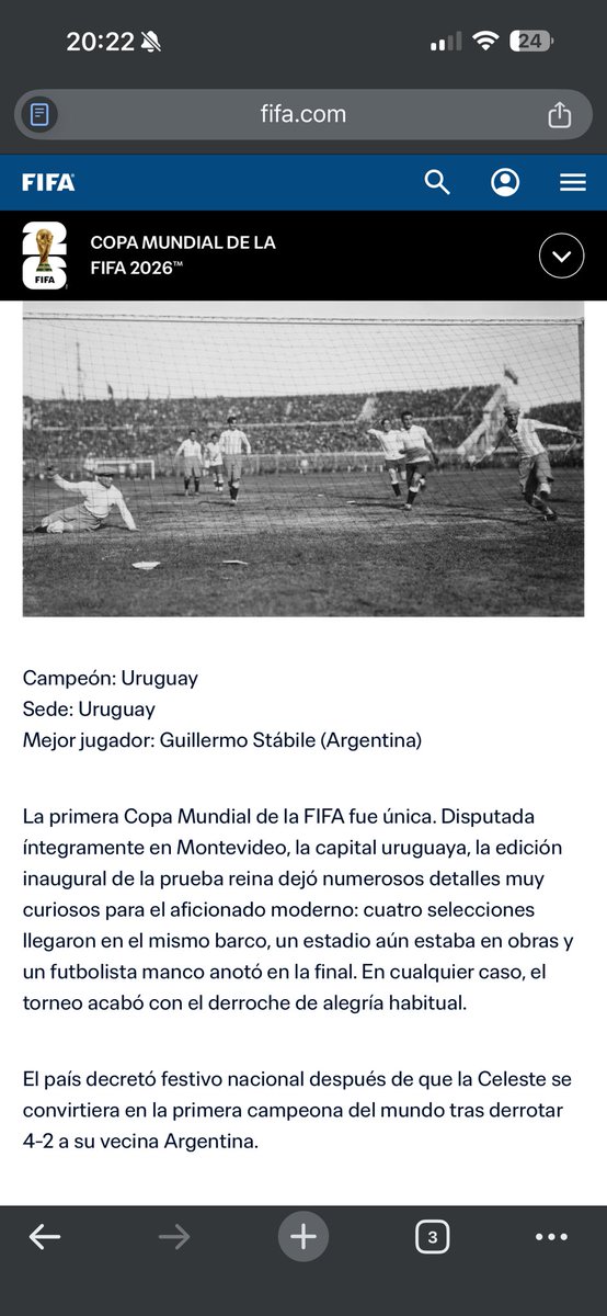 BolsoChill's tweet photo. La historia es una y no se puede cambiar, la misma FIFA dice que somos 2 veces campeones del mundial https://t.co/XUGTkZWnck