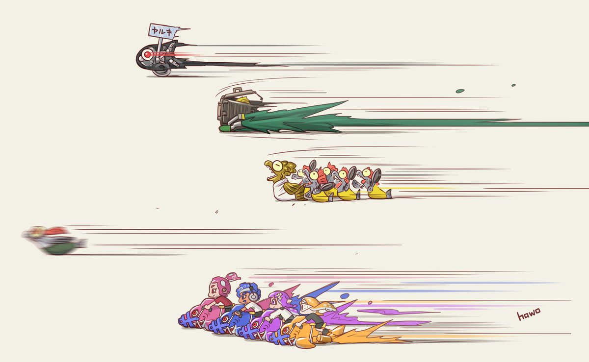 Splatoon_hawo's tweet photo. 最強なのは？スピード
いつでも速いコジャケちゃん 
（過去絵） https://t.co/4oVXN9uZd9