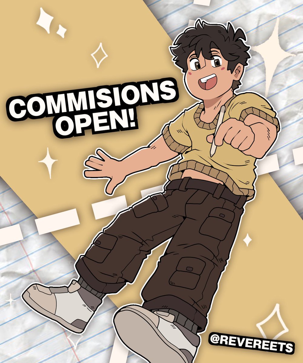 Revereets COMMS OPEN! (3/5) tweet media
