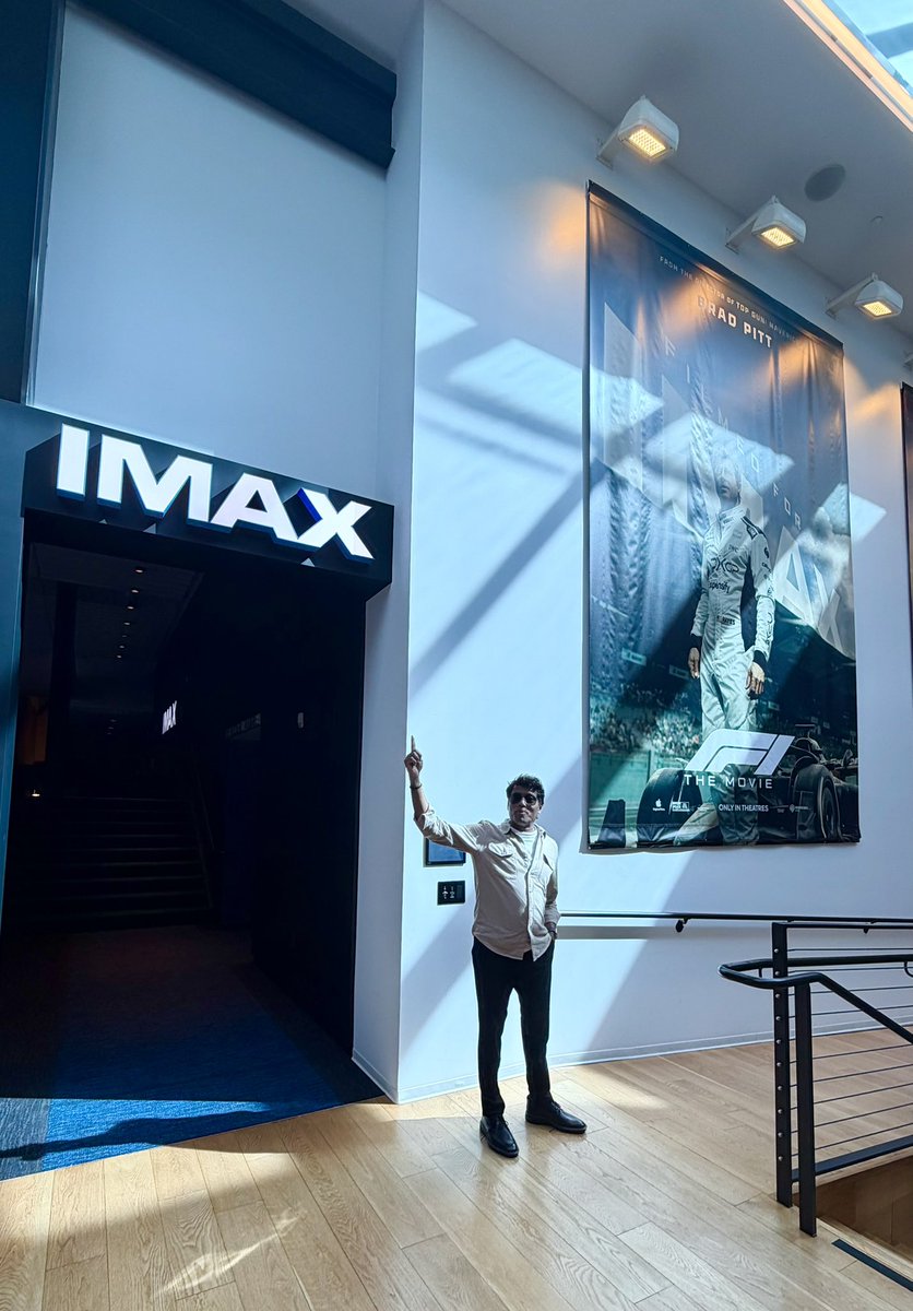 RathnaveluDop's tweet photo. Privileged to visit the IMAX Headquarters in Los Angeles !
Had the incredible opportunity to watch the visually stunning preview of The  Odyssey from the 🐐 @christopher Nolan ! Breathtaking ! Unforgettable experience in IMAX 🔥 https://t.co/0rdm7F3V7H