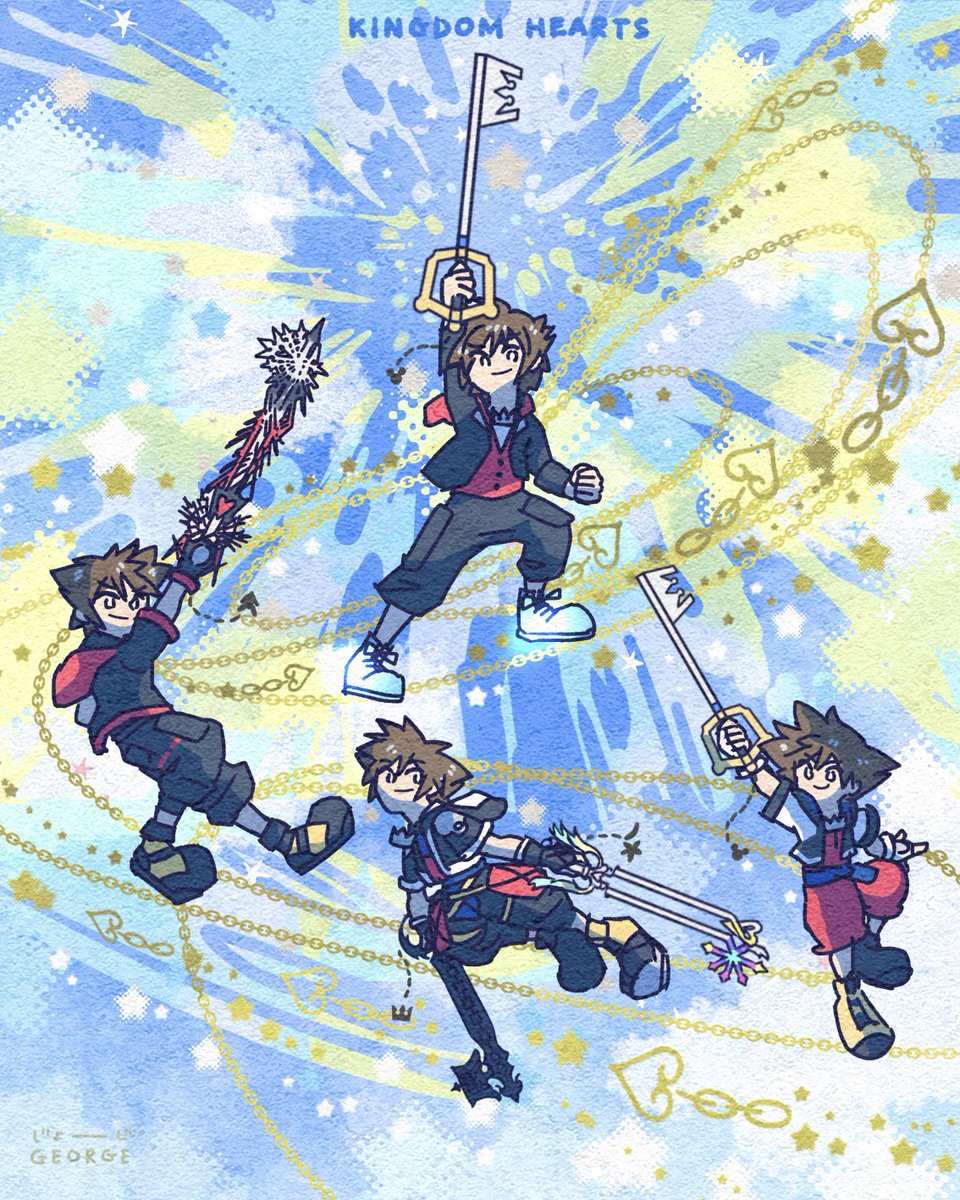 george_KH20th's tweet photo. キングダムハーツⅣ楽しみすぎる！(再掲) https://t.co/qmBR3hrL26