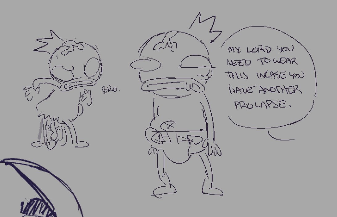 stupidgoobab's tweet photo. just drawing fuckign whatever man im out of ideas https://t.co/GbbgQhmKTU