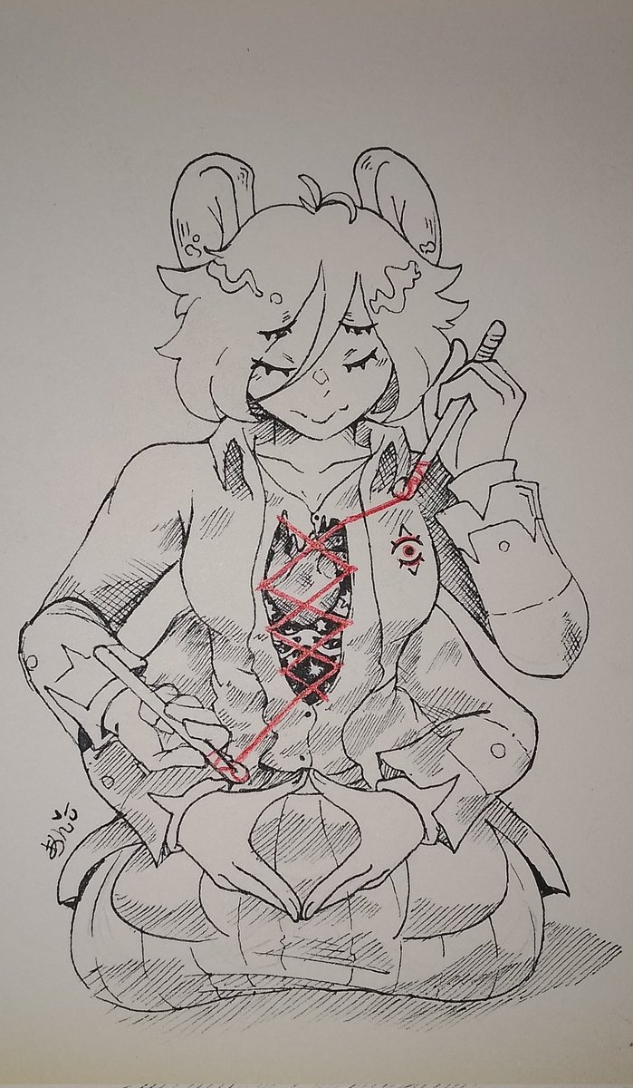 Miraka64Plus's tweet photo. Dibujos del INKTOBER del 2025 (1/9) https://t.co/gOGDkO23IS