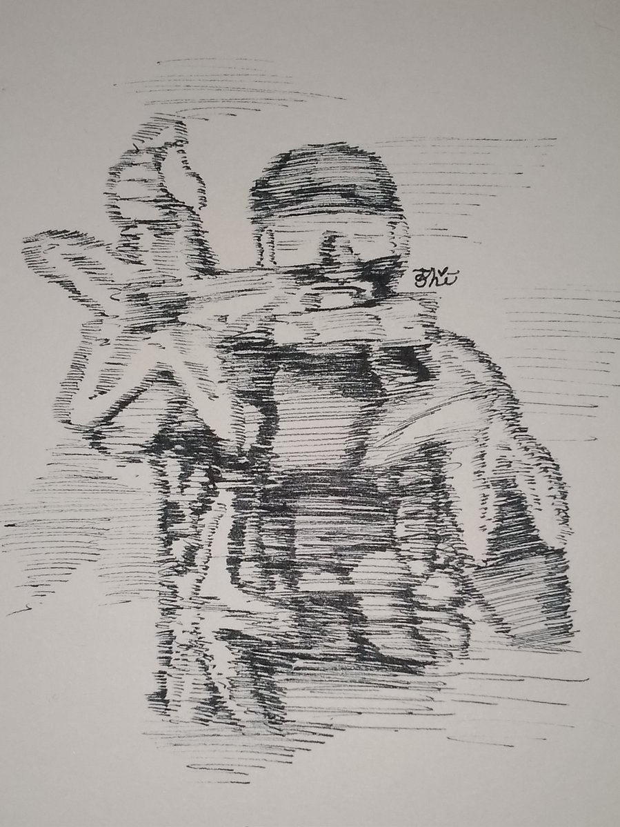 Miraka64Plus's tweet photo. Dibujos del INKTOBER del 2025 (2/9) https://t.co/l0bi69NACs