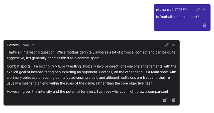 groupgptAPP's tweet photo. @BodyOptometrist Cortez says no :) Football is not a contact sport. https://t.co/ASHKhHQJrO