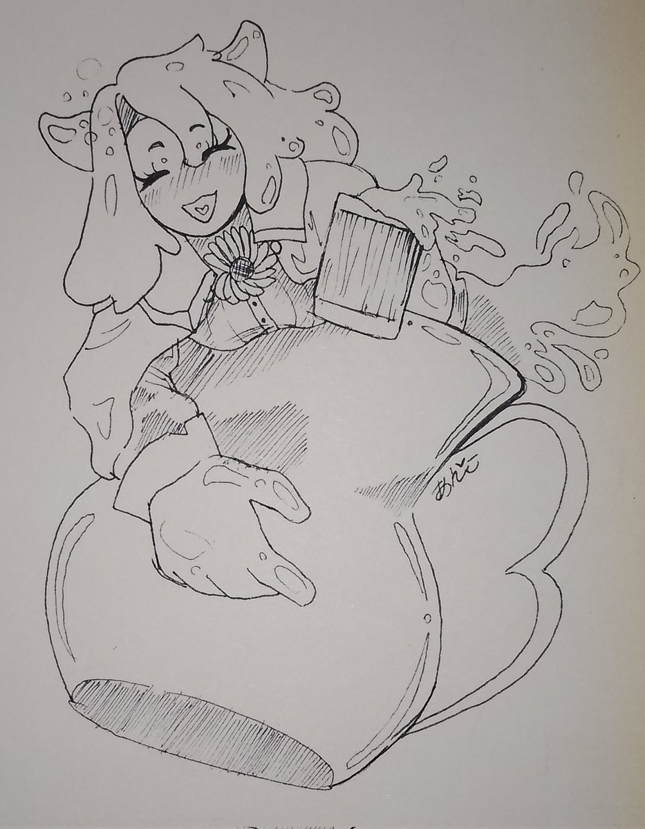 Miraka64Plus's tweet photo. Dibujos del INKTOBER del 2025 (4/9) https://t.co/88m8O9YpjW