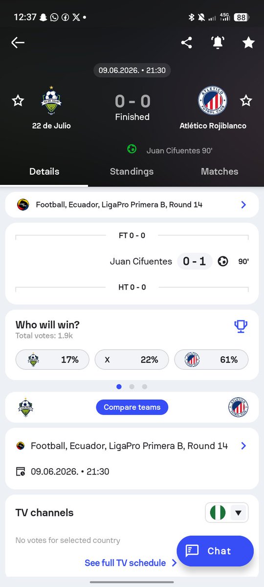 midolil2022's tweet photo. @Fecund_ @TheFtXMaestro This seems like a fixed match to me
Same player same 90+ in the last two matches aah😭 https://t.co/sBUUsNjk5O