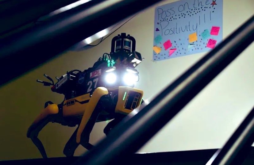 0ddette's tweet photo. The year is 2056… your mission is to explore this abandoned high school next to the fiber optic drone fields in Iowa for supplies, a 10 mile radius has been declared inhospitable for life so you must first jailbreak a Spot Troop https://t.co/LuwZP5EznI