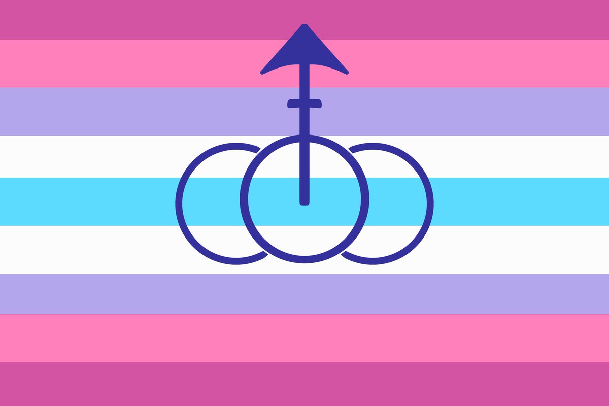 MonophobicKiss's tweet photo. I would consider myself a trans man but that term always felt slightly off; So I decided to make my own gender:

Happy pride https://t.co/ID495hae7K