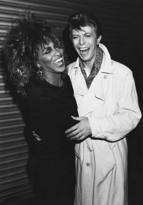 TheExtremeMusi1's tweet photo. Tina Turner and David Bowie in 1985, by Dave Hogan. https://t.co/Ve4IIOb0Ld