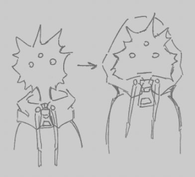_redsart's tweet photo. i've found out that giving your character  guilty gear design elements automatically makes them 10x more interesting to look at https://t.co/rCLNHQZIqT