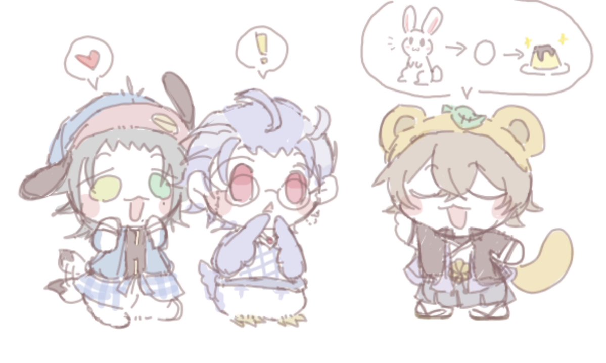 ruri_hebi's tweet photo. ぽこたろとお話するろぴとぽちゃじろ https://t.co/zCy2EGCCaP