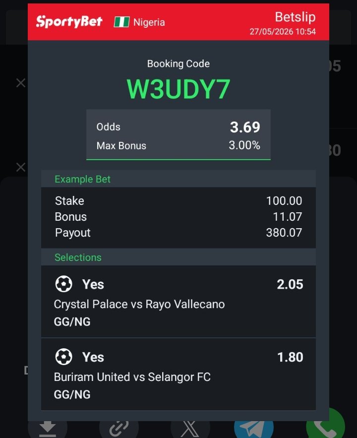 ewettipz's tweet photo. CONSISTENCY⚽⚽⚽

Bet and thank me later.

STAKE WISELY🔞🔞🔞 https://t.co/KPCiMCqPhn