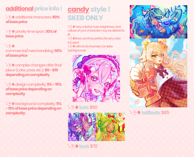 soliotude_twt's tweet photo. classic style, chibi, candy skeb, and design comms open!!
taking 3 slots until the 11th!
as always, tos, extra info and examples, and my workflow are all linked on my carrd!
please dm if interested!

rts appreciated!!🩷🩷 https://t.co/kNVRIORRU7