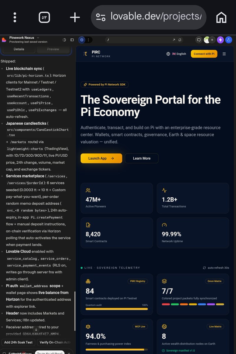Kamelkadah99's tweet photo. It's truly remarkable that this is an ideal contribution, developed and presented to the Pi team. However, we had already proposed smart contracts like Soroban, for example. Three weeks later, we found that Dr. Kokkalis had created a template for smart contracts, which further fueled my enthusiasm. I continued developing and presenting over 18 projects or systems, more than 300 smart contracts, and over 280 standards. When these standards interact, there will be other mechanisms for greater integration. I never claimed to be part of the Pi team, nor that it was accepted. I clarified in more than eight posts that it was my contribution, and I invited developers to collaborate with me on building and testing. I'm not deceiving anyone, so I hope my reputation isn't tarnished. I try to collaborate and contribute to the ecosystem sincerely. I'm even trying to create an application for serious collaboration and present it to the team to help with applications. However, the workload is enormous, and I can't accomplish it alone quickly with testing and implementation. I'm doing all of this from my phone, and my goal is noble, not fraudulent. This is based on my study and understanding of the team, the white paper, and the review process. Some of the resources are for inspiration. I'm trying to build instead of shouting and crying. The team asked us to submit proposals and to build and structure the economy, and this is an opportunity to adopt the strongest proposals and ideas. Thank you for your understanding. 
I didn't even share an app link to avoid the fuss. I'm trying to complete the development so the team, developers, community, and pioneers can test it to prove that the work is real and that I'm conducting genuine tests, not just empty scripts. Working quietly is more enjoyable. 
#pinetwork #picoin #pi2day2026 #piDEX #V23 #Testnet2 #PiNetwork #PiAppStudio #VibeCoding #AIApps