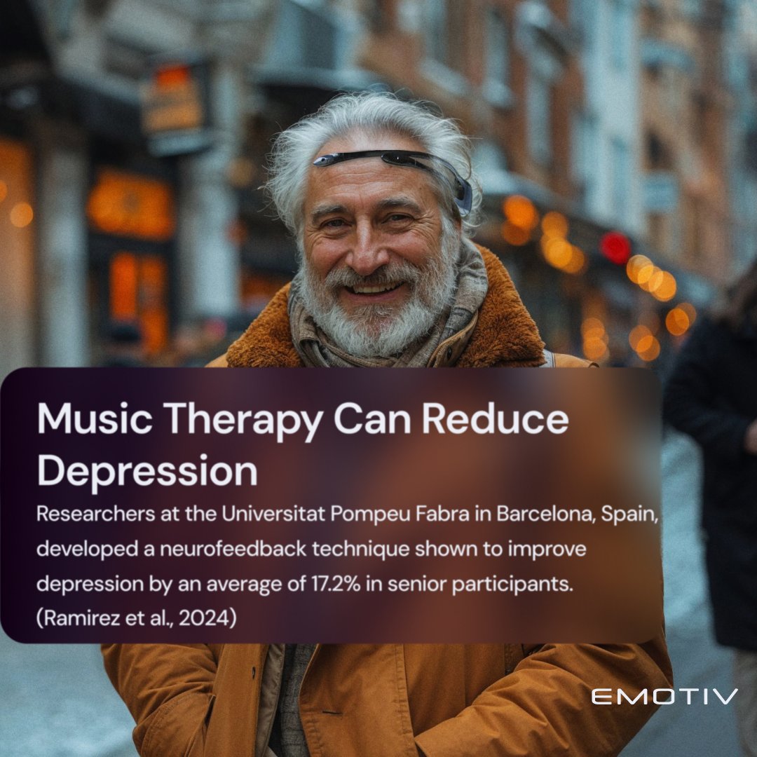 emotiv's tweet photo. 🎵  🧠 Music is a profound part of the human experience. Let's take a look at the scientific relationship between music and our brains. 

Our minds weren't born in a lab.  That's why Emotiv neurotechnology allows you to measure and interpret the human brain anywhere, for anyone. https://t.co/F6kGYrgNm7