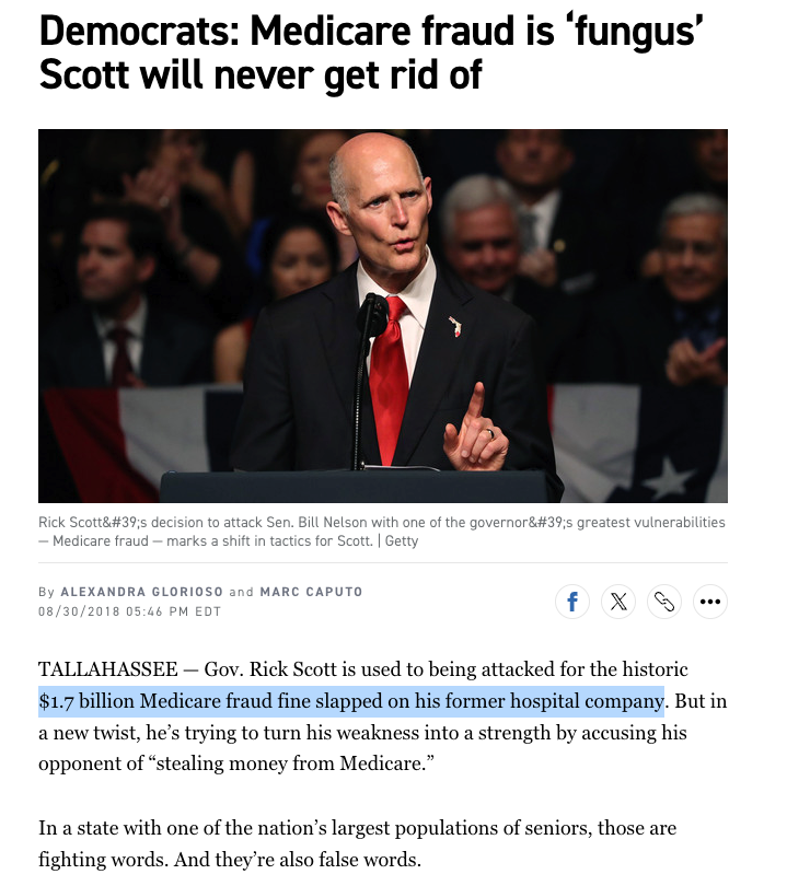 thejonacosta's tweet photo. @SenRickScott the BALLS on this social security fraudster 😑 https://t.co/oQiCaJ1TIY