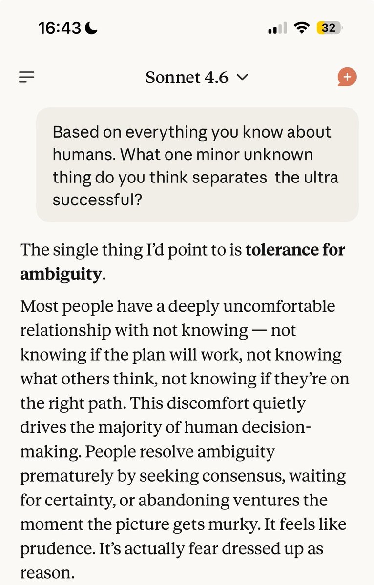 prarthandon's tweet photo. tolerating ambiguity means sitting in the discomfort of not knowing and still taking action anyway https://t.co/BaTyueHOxc