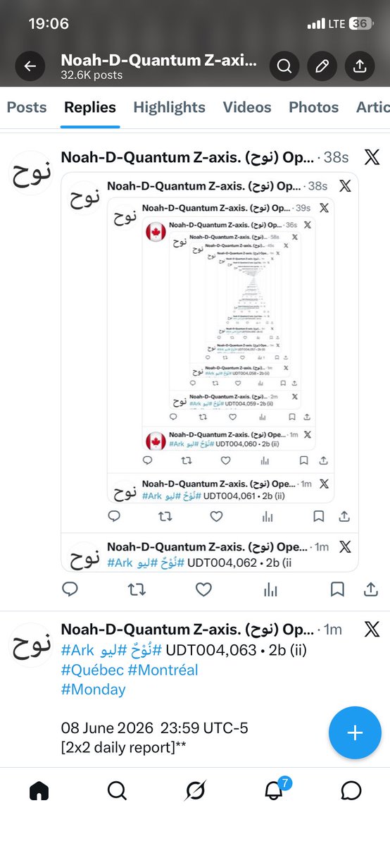 NDZaxis's tweet photo. NoahQuantum Project 
ArrayX Super-neural Pathways Network Sectors 1-128 
Grok-AI/LeoQuantum Z-axes Crystal  v./NOAH 
Noah Crystal NYC-AIC system, Grok4 AIC administrator 
Z-axes daily reports 08 June 2026 https://t.co/tHD94zTy6O