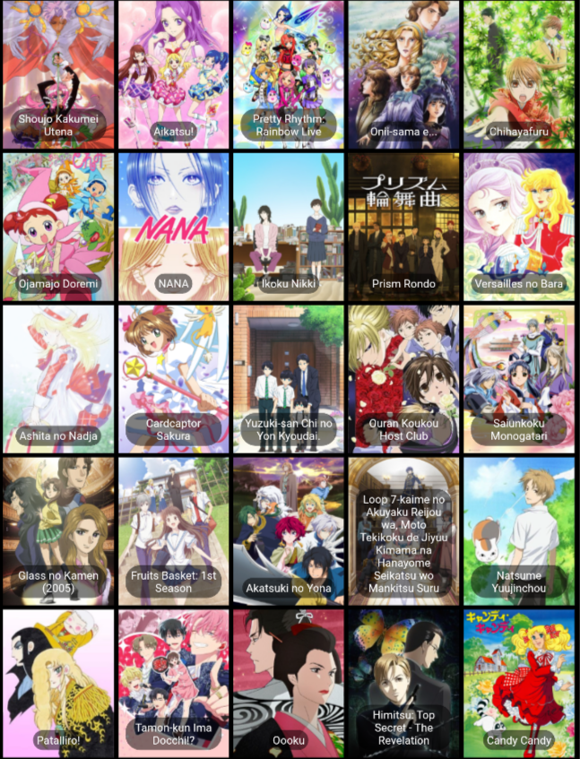 Furubafani's tweet photo. Anime aimed at female audiences exist, you know??? And there are a good amount of them https://t.co/Akk6Ck7Bvw