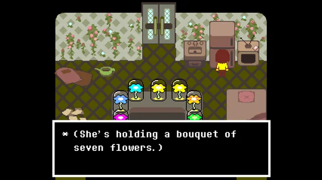 nikoco_alt's tweet photo. i hope all 7 flowers are sentient and we get to hear the messiest fucking drama from them... they were there since the wedding man, what the hell has asgore been venting to them about LMFAO https://t.co/Oz5yliBsmE