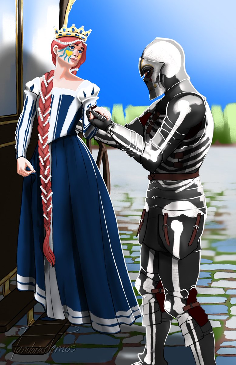 pandorademos_'s tweet photo. The tale of a Royal Pingafria Princess and a Knight of the Clowns

This is part of a larger Medieval AU WIP I started in October (that might never see the light of day at this rate🫡), so I tried to at least get this part of it done

[@blue_notorious @NateKarama #NoPixel #GTARP] https://t.co/9xJQuV2Xas