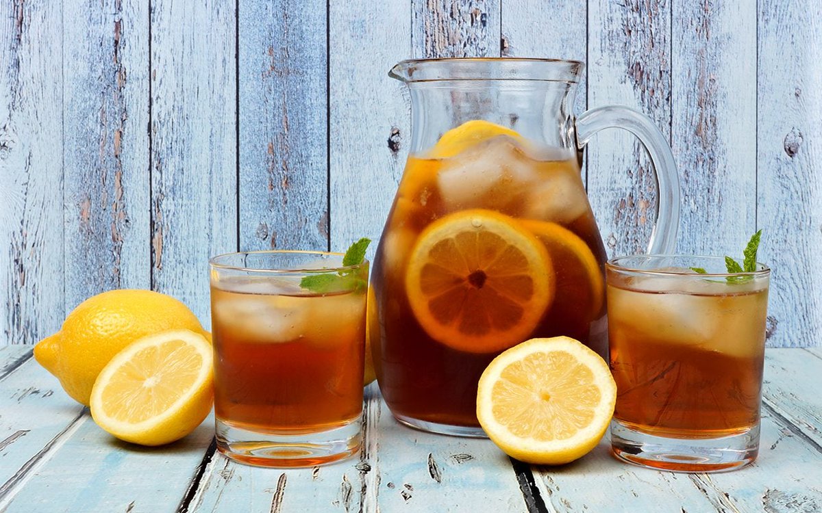 Carole412's tweet photo. It's National Iced Tea Day!

I'm reading thst it's "one of summer's favorite refreshing drinks," but I'm from the South where iced tea is most definitely not seasonal. And usually served sweet.

My secret to the perfect pitcher? Brew it strong. Pour boiling water over two or three big teabags. Add sugar while still hot enough to melt, then pour it over ice (do not do this in a glass pitcher) and let it chill. The ice melts, bringing the tea to the perfect strength and sweetness.

Iced tea has been around since the 1870s, but, like a lot of things, it owes its popularity to the 1904 World's Fair in St. Louis. A tea merchant added ice to his already brewed tea when a heat wave left fairgoers uninterested in hot beverages. Suddenly, they were lining up for the stuff.